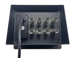 PROCRAFT LARGE GAP LID FEED-THRU RECESSED Stage Pocket/Floor Box w/ 1) WIRED AC