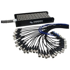 Harmony Audio HA-SB40100 XLR Snake Cable 40 Channel 100 Feet (36 Send 4 Returns)