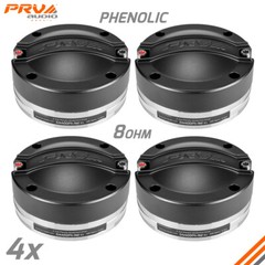 4x PRV Audio Driver 2″ Midrange Phenolic D4400Ph-Nd v2 PRO Audio 1600 Watts