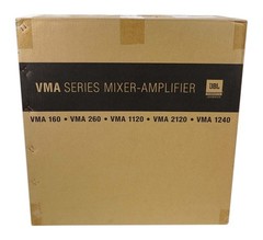 JBL VMA1240 Commercial/Restaurant 240W 70v Amplifier+(4) Indoor/Outdoor Speakers