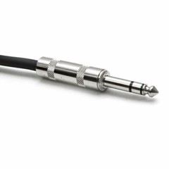 SEISMIC AUDIO – 6 PACK Black 1/4″ TRS 10′ Patch Cables