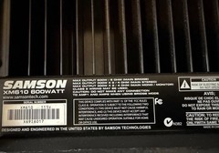 Samson XM610 600w 6-Channel Powered Mixer Head w/ DSP