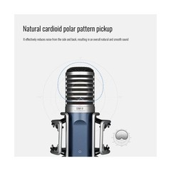 TAKSTAR XLR Cardioid Condenser Microphone, 34mm Large Diaphragm Professional …