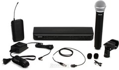 Shure BLX1288/CVL Dual Channel Wireless Combo System – H10 Band
