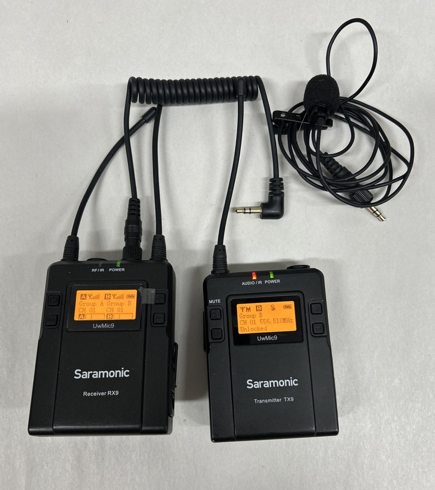 Saramonic UwMic9 Transmitter TX9 Receiver RX9