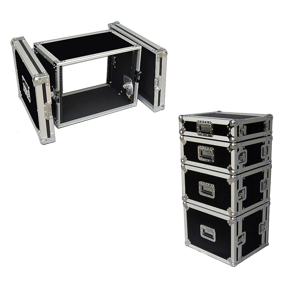 6 Space 6u 12″ Deep ATA Rack Case 3/8″ Ply Heavy Duty – FACTORY CLEARANCE!