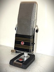 Super-Sized RCA 44 Working Replica Ribbon Microphone, one-of-a-kind, B I G !!