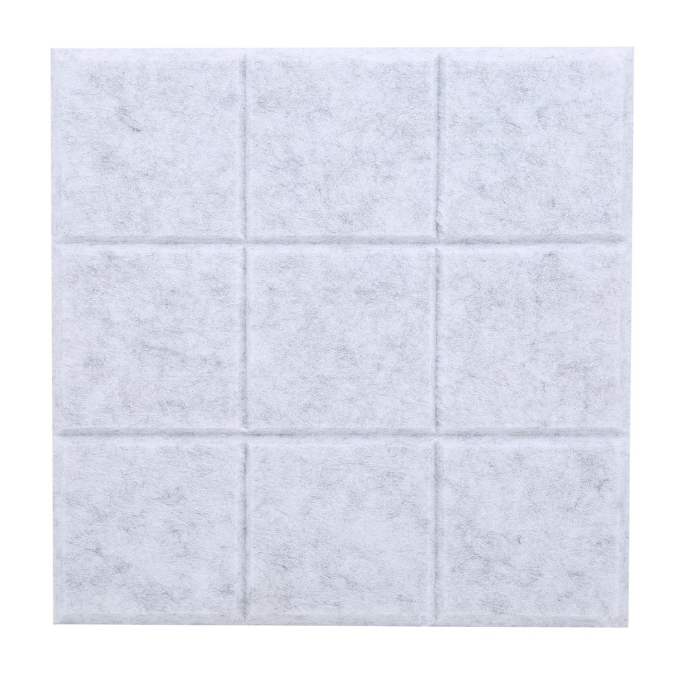 6Pcs Small Check Acoustic Soundproof Panel Fire Resistant Sound-Absorption GTCT