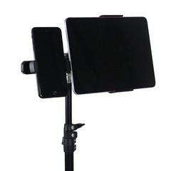 Practical Double Cell Phone Holder Multi-purpose Plastic Rotating 1Pcs
