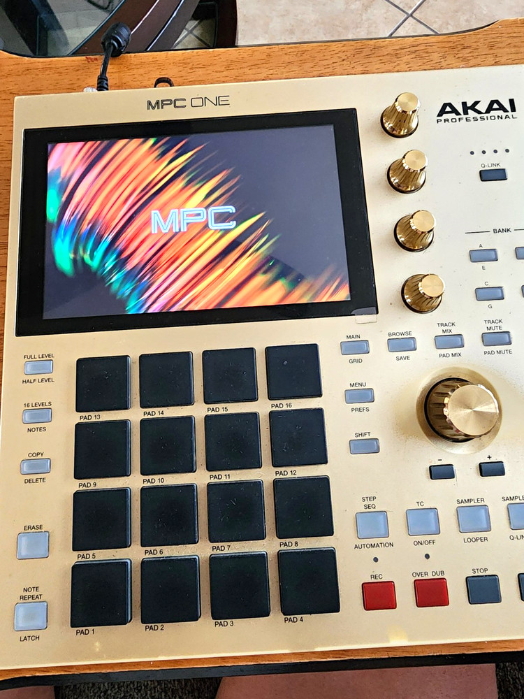 Akai Professional MPC One Sampler & Sequencer Gold Edition, 16 Pad Triggers.