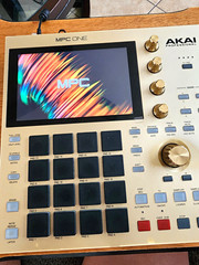 Akai Professional MPC One Sampler & Sequencer Gold Edition, 16 Pad Triggers.