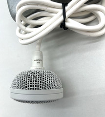 Audix M3 Tri-Element Hanging Ceiling Microphone w/ Ouptput Box WHITE 4′ Cable