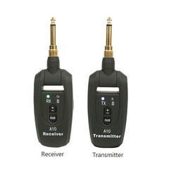Guitar Wireless Transmitter & Receiver System 100ft 5H Battery 24Bit 48KHz