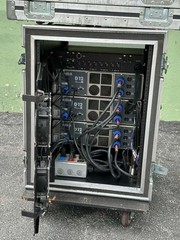 D&B Audiotechnik D12 Power Amp Rack PackageW/3 D12, Distro, Cables #1127 THS