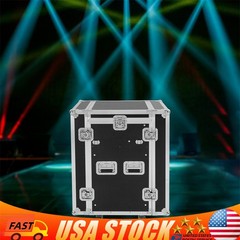 12U PA DJ Rack / Road Case Slant Mixer Top Rack with DJ Table Tops 661 lbs Load