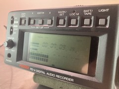 Fostex PD-4 Digital Audio Recorder With Power Supply and Cleaning Tape One Owner