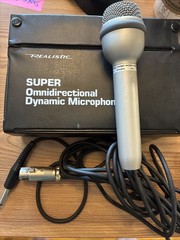 Realistic Radio Shack Super Omnidirectional Dynamic Microphone 33-1070A VTG