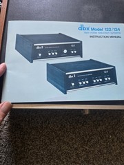 dbx II 122 2-Channel Noise Reduction System Tape/Disc Mode RCA In/Out