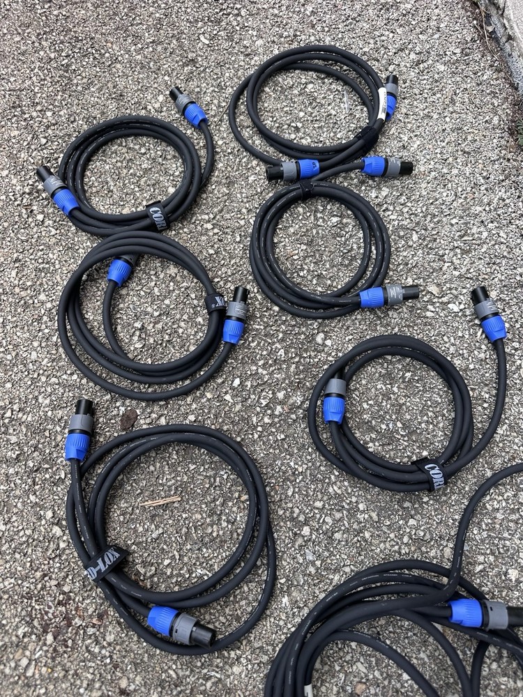 Gepco Pro Speaker Cable w/ Neutrik NF2LC Speakon Connectors – 12AWG