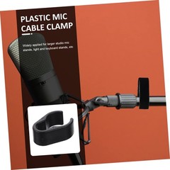 10Pcs Microphone Cable Clip, Microphone Bracket Cable Clip, Plastic Wire s, P…