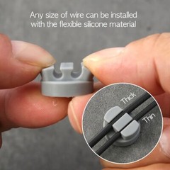 Magnetic Magnet Silicone Holder Cable Organizer Clip for Lavalier pin microphone