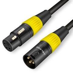 Balanced 3 PIN XLR Male To Female Microphone Audio Patch Cable 6.6FT 2m