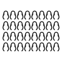 Convenient Cable Organization with Microphone Stand Cable Clips 32 PCS