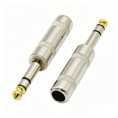 10,1/4 Stereo TRS heavy duty male audio speaker guitar cable connector plug JACK