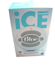 Logitech for Creators Blue Snowball iCE USB Microphone for PC, Mac – White