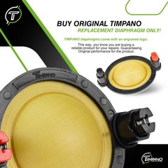 2x Timpano TPT-RPD250X Original AUTHENTIC Replacement Diaphragm for TPT-D250X