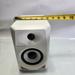 Pioneer DJ DM-40-W Right Studio Monitor Speaker White Tested Working Excellent