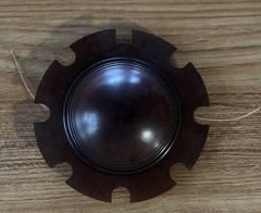 Unbranded 3.5” Dark Brown Speaker Diaphragm