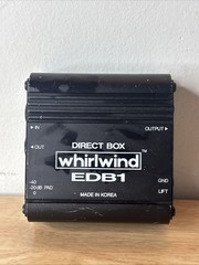 Whirlwind Connect EDB1 Passive Direct Box Single Channel
