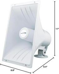 6.5 Inches Weatherproof PA Speaker – SPC-40RP, 40W, 120Db, 8 Ohm, White, Durable