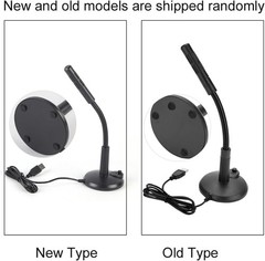 High Sensitivity USB Microphone with Portable Gooseneck for Singing & Podcasting