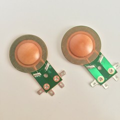 2- Aft Diaphragm For Behringer PK115, PK115A, LS-TS-25T80A8, 25T80A8 Driver 8Ω