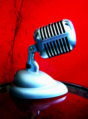 Vintage 1940’s Shure Brothers 55 Fatboy microphone Hi Z Elvis w S-36 stand 55S