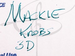 MAKIE MIXER BLUE CHANNEL SLIDER CAP KNOB MFX DFX 6 8 12 24 32 ALESIS