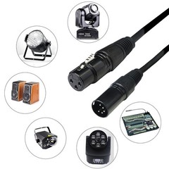 Premium XLR Male to Female All Sizes Microphone Cable Balanced 3 Pin Pro Grade