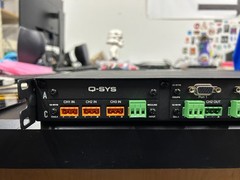 QSC Q-SYS I/O FRAME – Tested & Working – Free Shipping