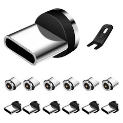 12 Magnetic Phone Charging Tips with Removal Tool – Type C Connector