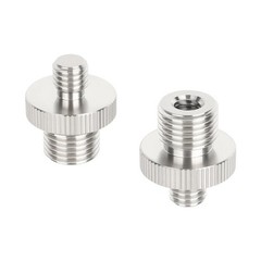 2Pcs Photography Stainless Steel Screw High Strength Male to 1/2inch-20 Male