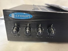 Crown Model 180A PA – Power Amplifier – 80WPC@4Ω or 70V