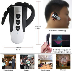 2.4GHz Wireless Tour Guide System – 9999 Channels for Events & Seminars