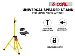 5Core Speaker Stand Tripod Tall Adjustable 72 Inch DJ Studio Monitor Stands Pole