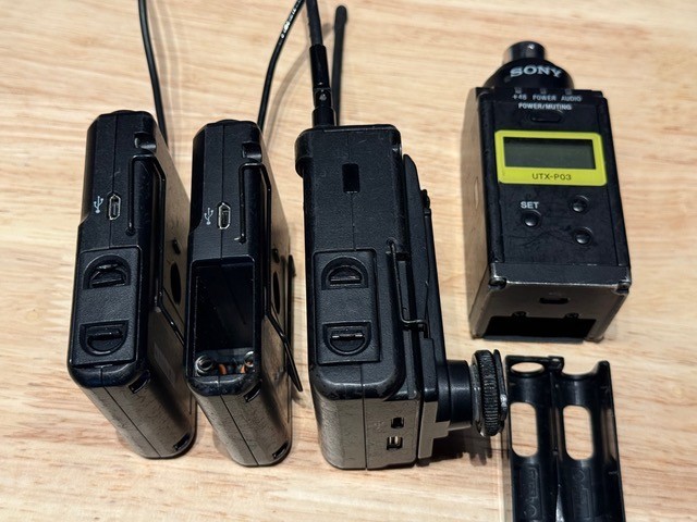 Sony UWP-D Wireless Kit URX-P03D 2x UTX-B03 UTX-P03 XLR CH 30-36 / 38-41 Used