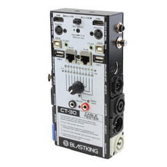 Blastking CT-30 Cable Tester XLR, Speakon, DMX, 1/4″, Powercon, DIN, USB