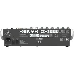 Behringer Xenyx QX1222USB Premium 16-Input 2/2-Bus Mixer – SKU#2077883