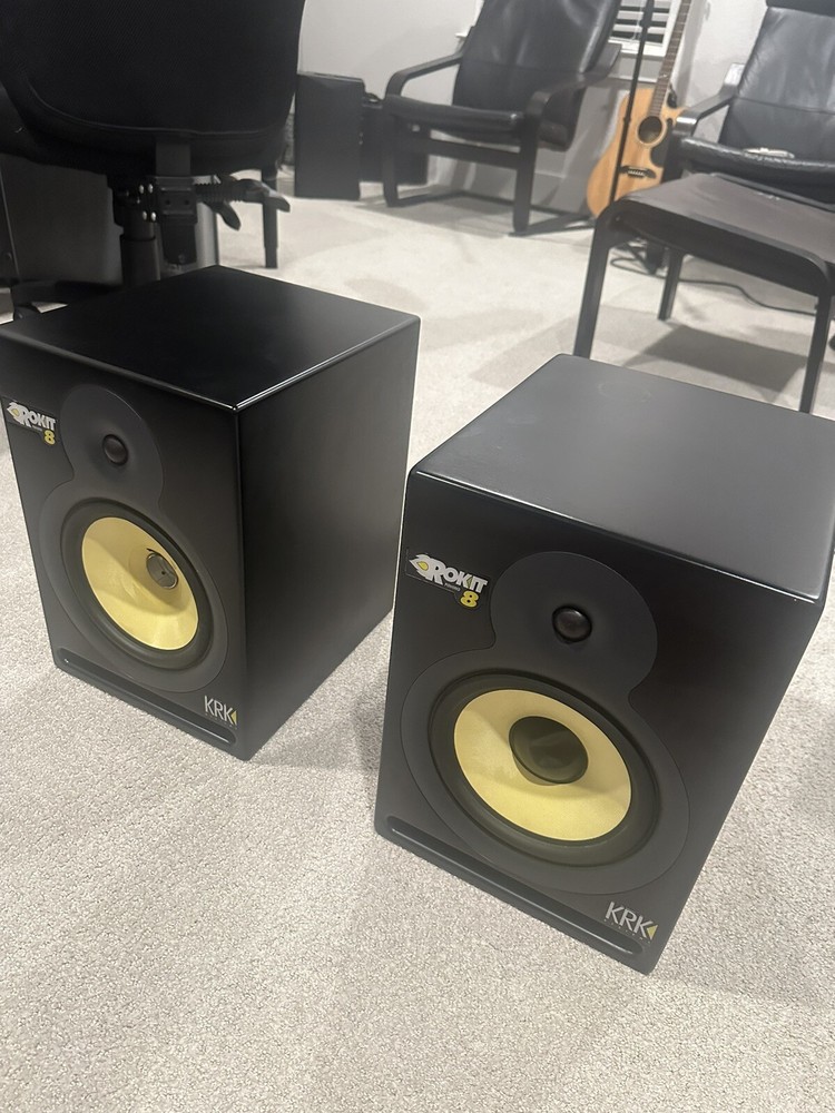 KRK Rokit 8 – 8” Powered Studio Monitor Pair (Used)