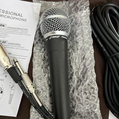 Pyle Professional Moving Coil Dynamic Handheld Microphone + 15′ Cable PDMIC58